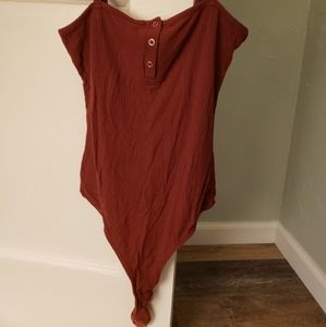 Burnt orange bodysuit